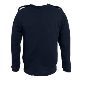 Bluză mânecă lungă cu epoleți – bumbac 100% – bluemarin