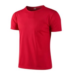 Tricou rosu unisex ( bumbac 100% )